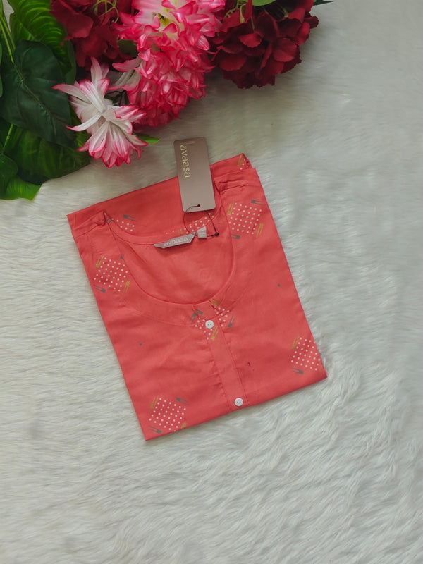 BABY PINK  KURTI