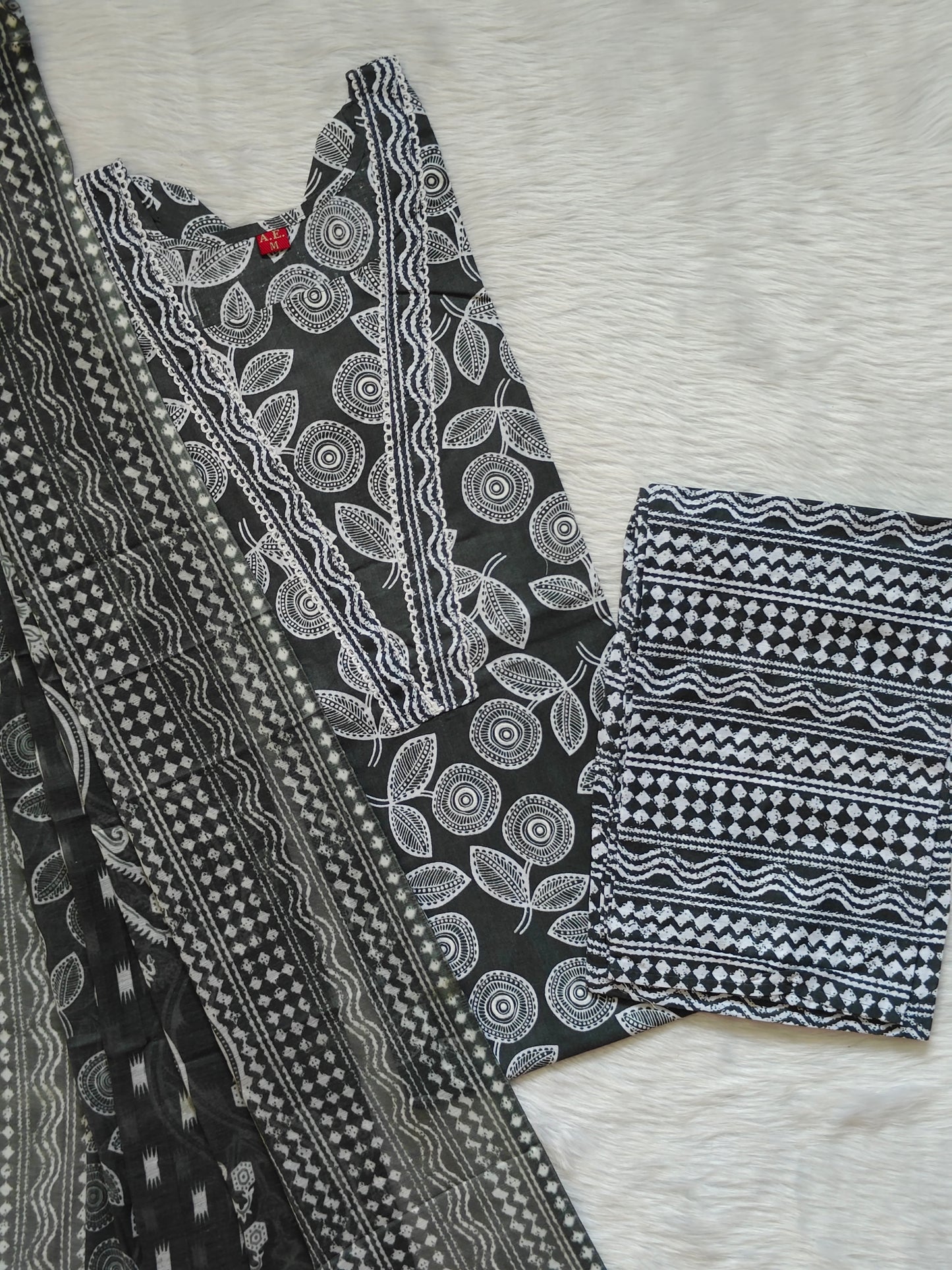 GREY COTTON SET