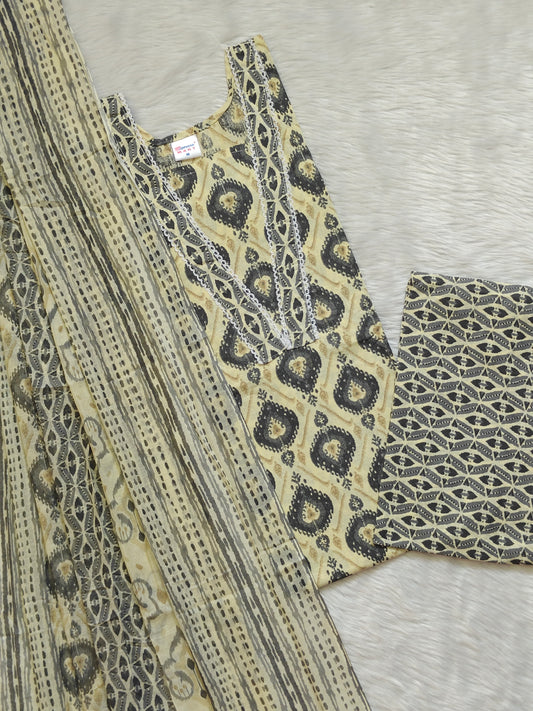 MILK WHITE COTTON SET
