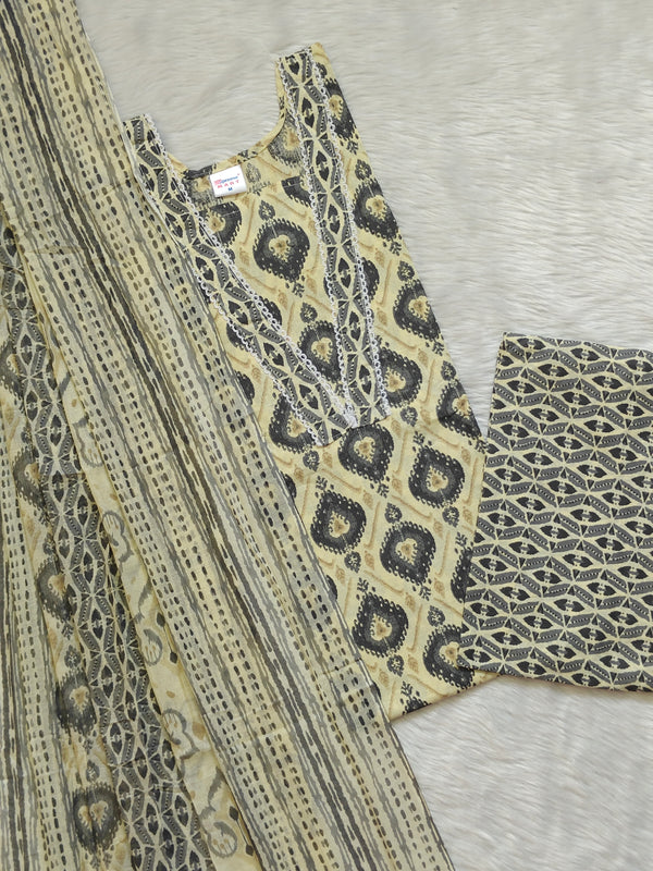 MILK WHITE COTTON SET