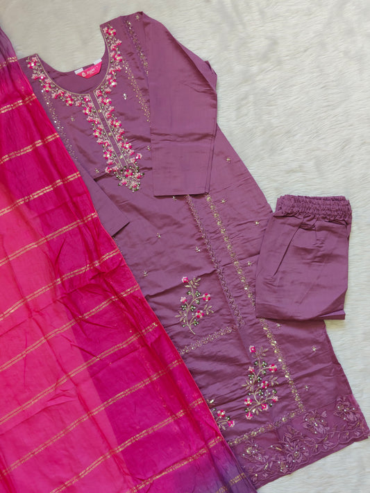 MILD LAVEN PINK EMBRO SET