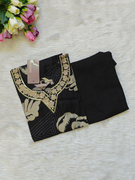 NECKLACE BLACK CORD