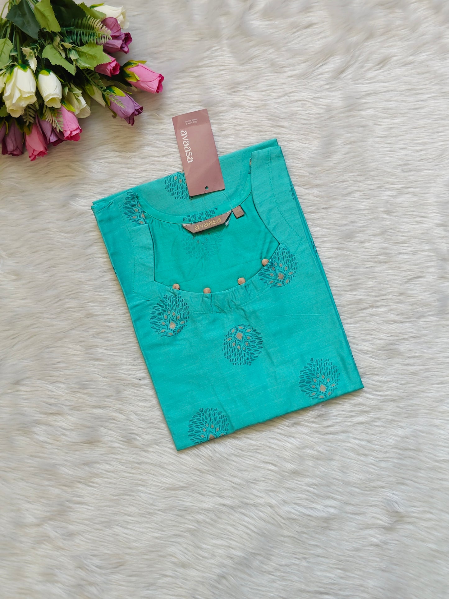 SEA GREEN KURTI