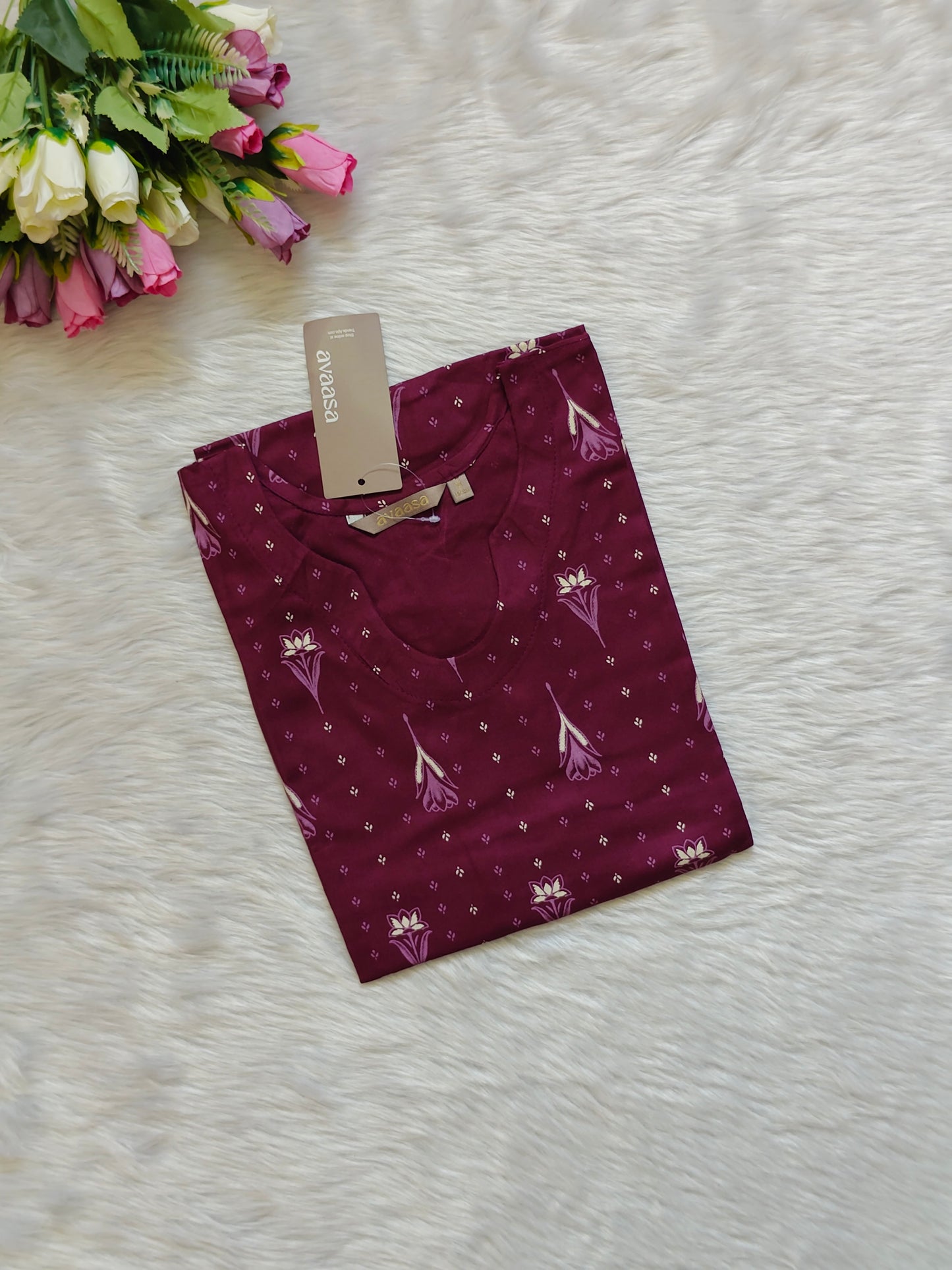 MAUVE PURPLE KURTI