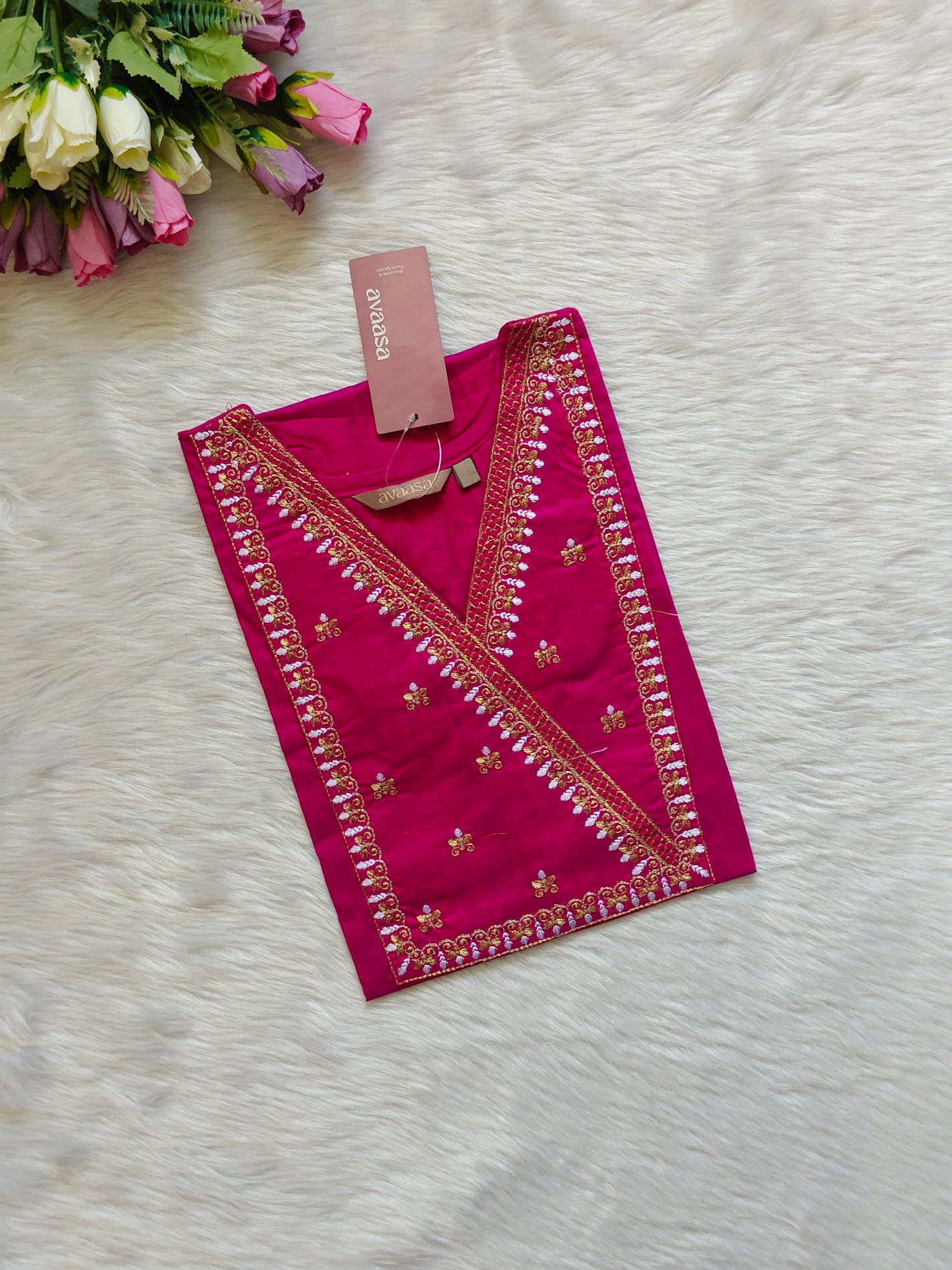 FUCHSIA PINK KURTI