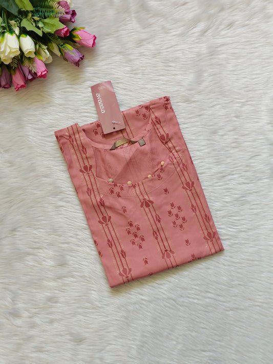 DUSTY ROSE KURTI