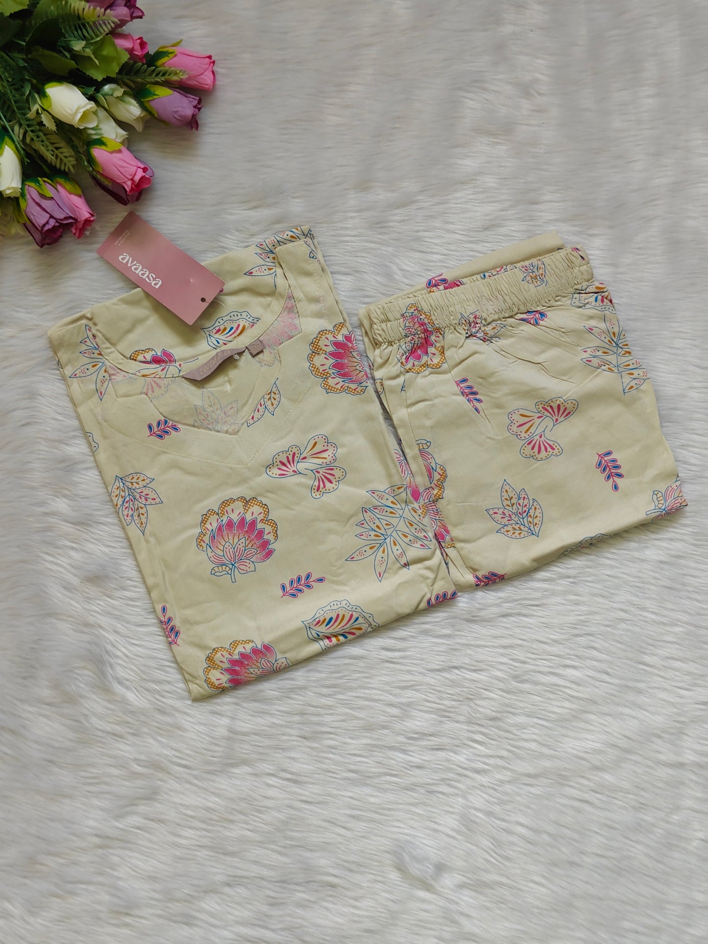 CREAM RAYON CORD