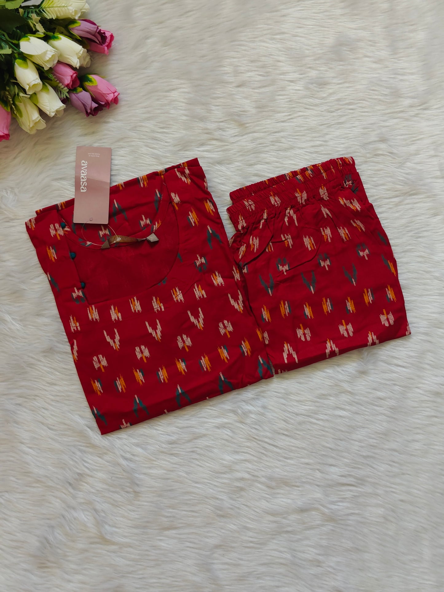MAROON  MULTI RAYON CORD