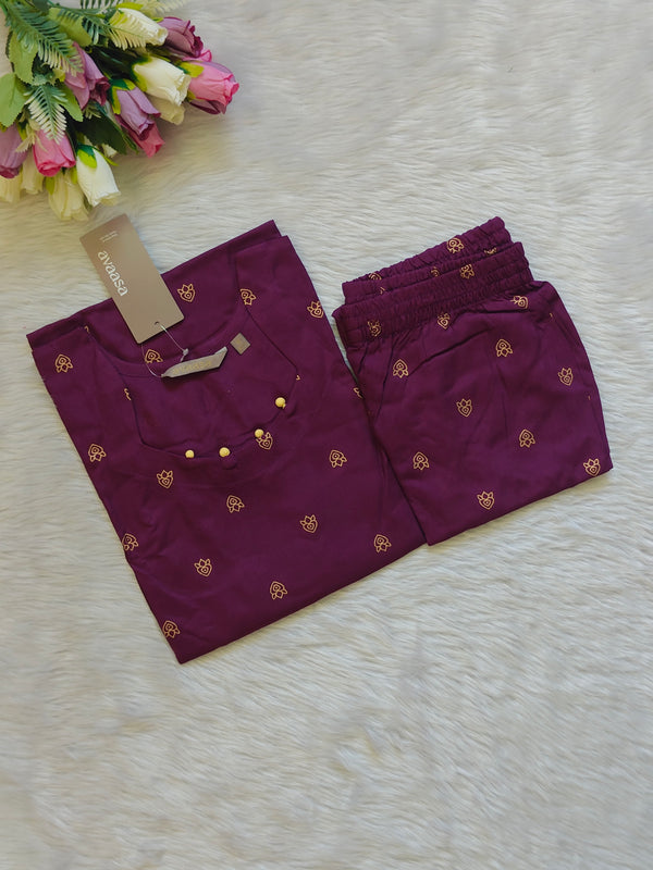 WINE RAYON CORD