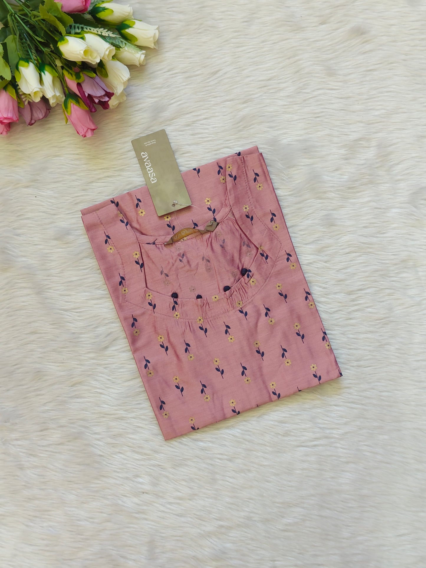 DUSTY PINK KURTI