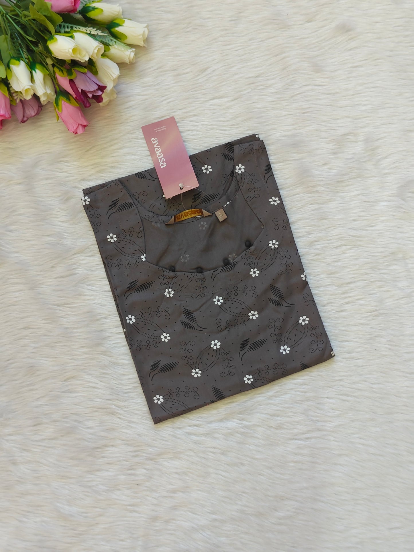 DARK GREY KURTI
