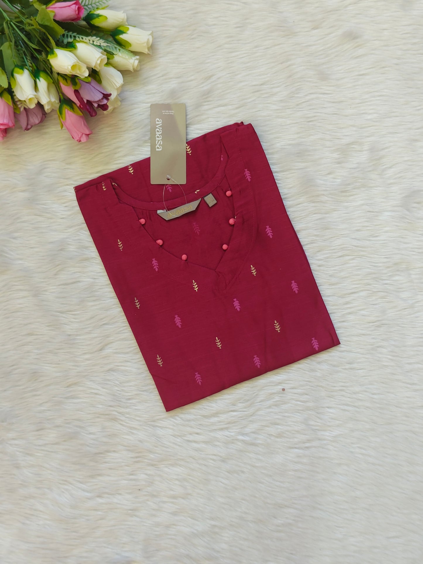 BERRY PINK KURTI
