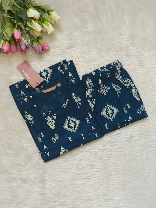 TEAL BLUE RAYON CORD