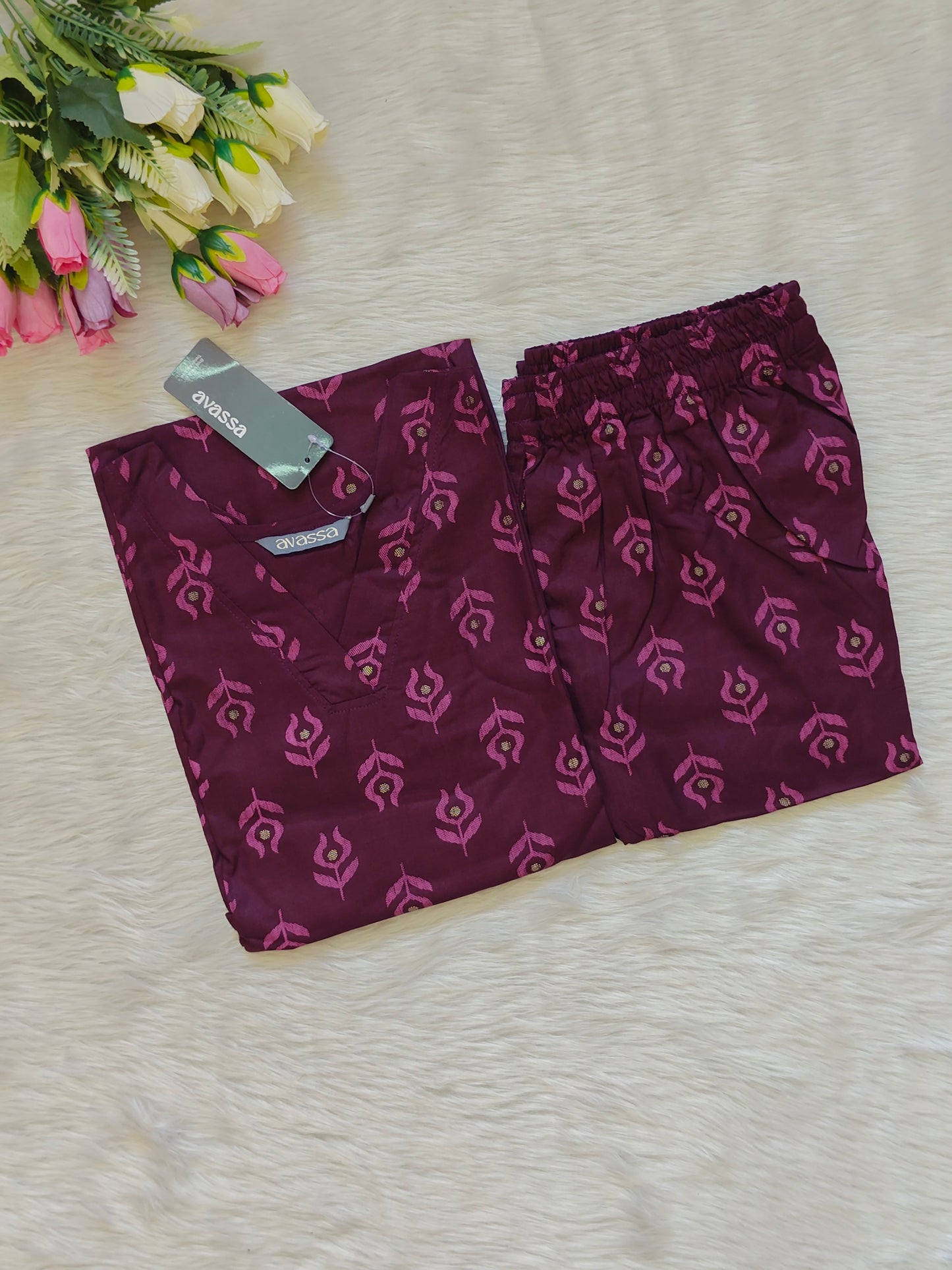 DEEP PURPLE RAYON CORD