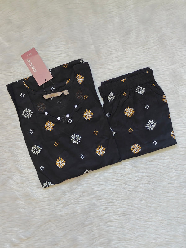 BLACK RAYON CORD