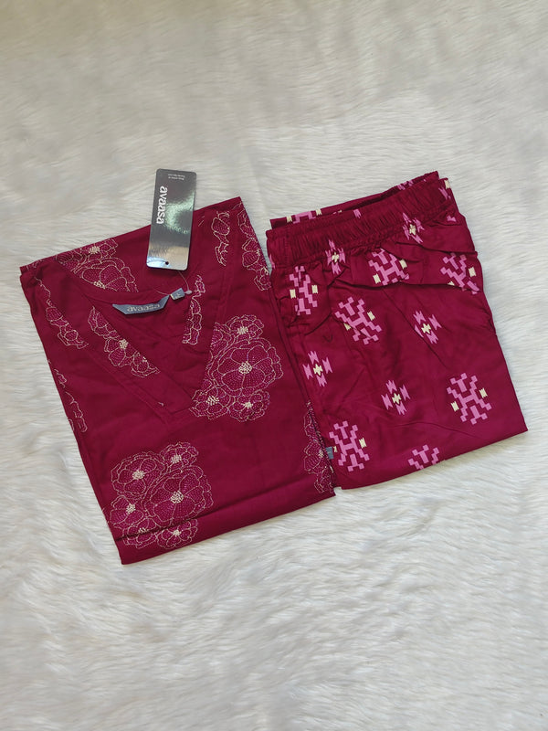 BERRY PINK RAYON CORD