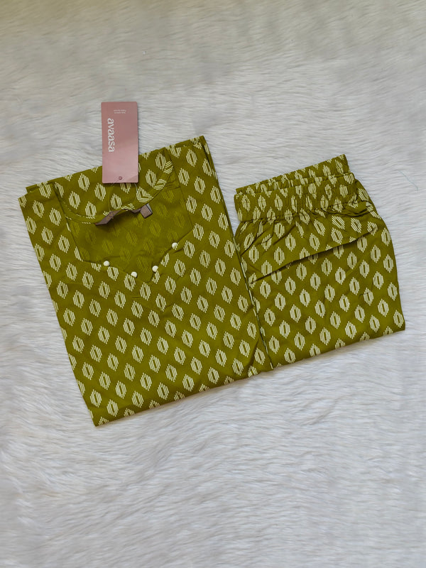 OLIVE IKET DIAMOND RAYON CORD