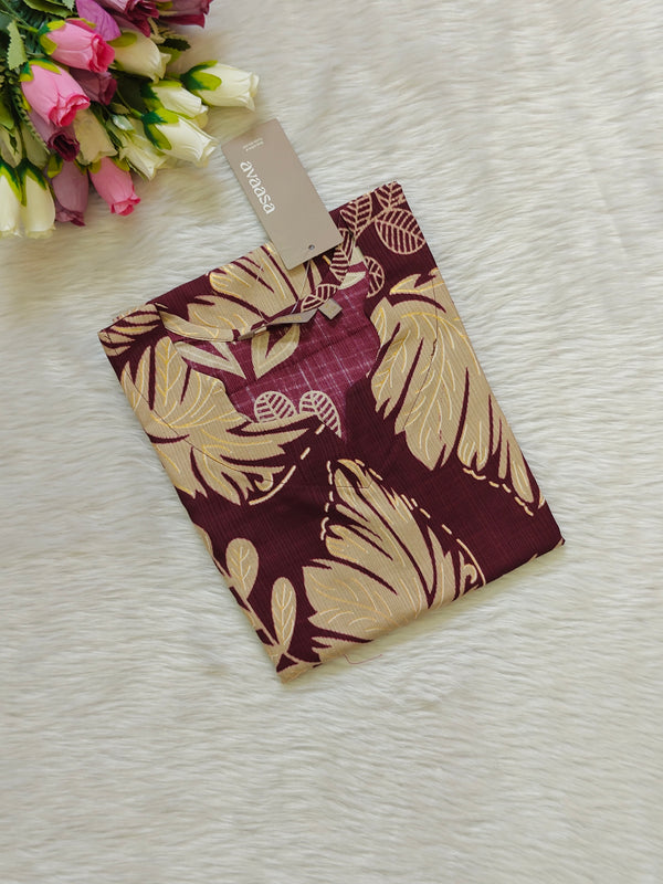 WINE LEAF KURTI
