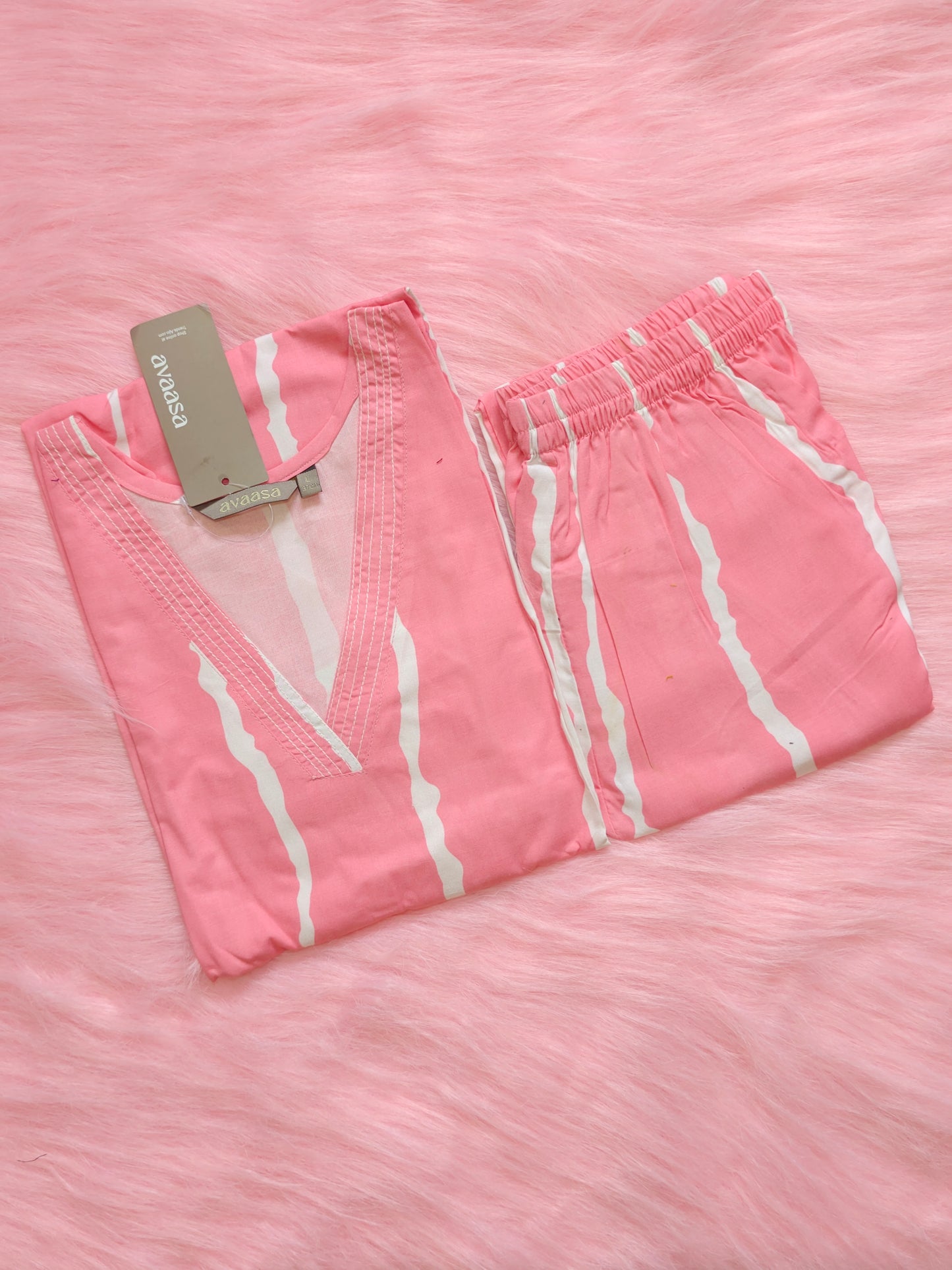 BABY PINK RAYON CORD