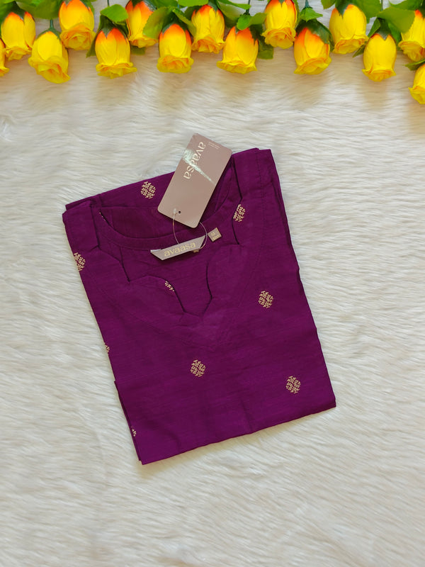 WINE PURPLE KURTI