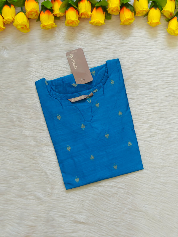 SKY  BLUE KURTI