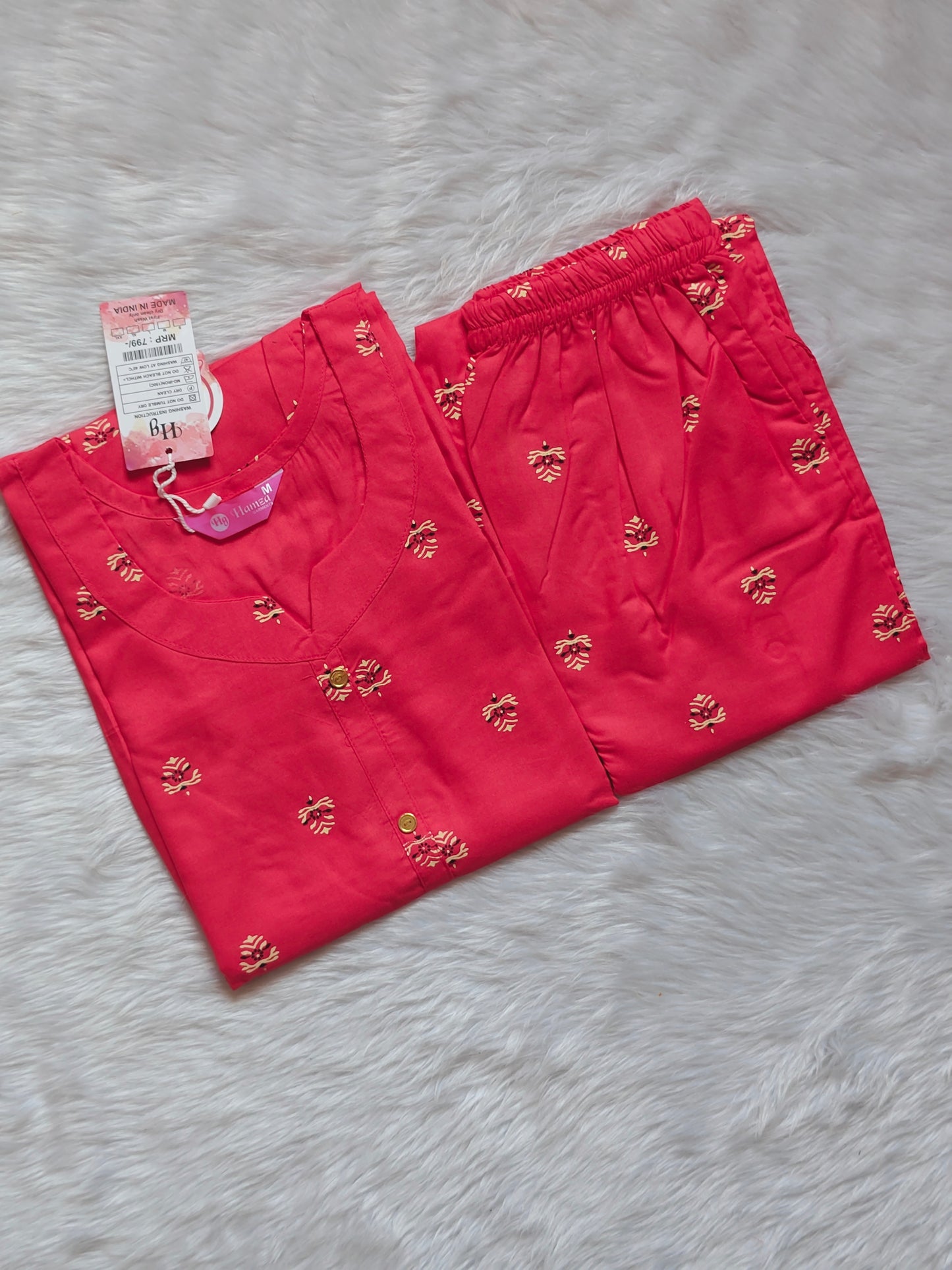 RANI PINK RAYON CORD