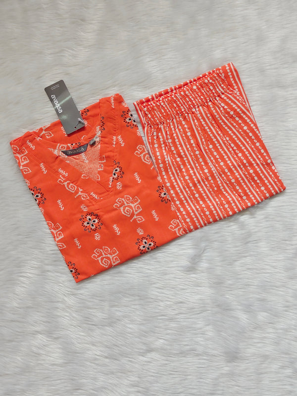 RUST ORANGE RAYON CORD