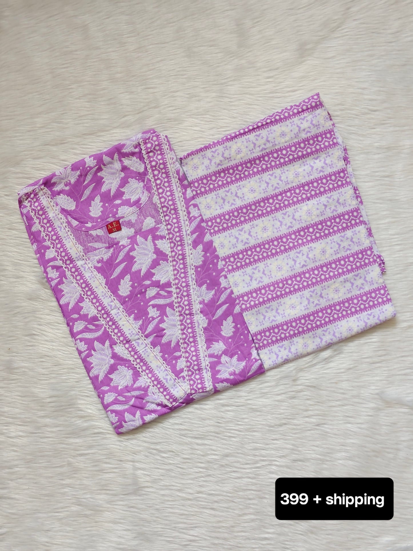LAVENDAR COTTON CORD