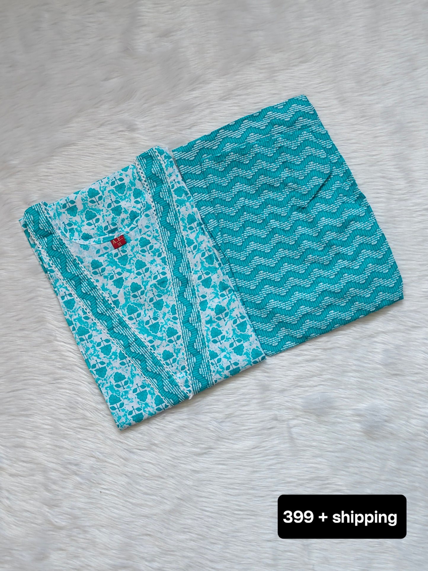 GREEN  LIGHT COTTON CORD