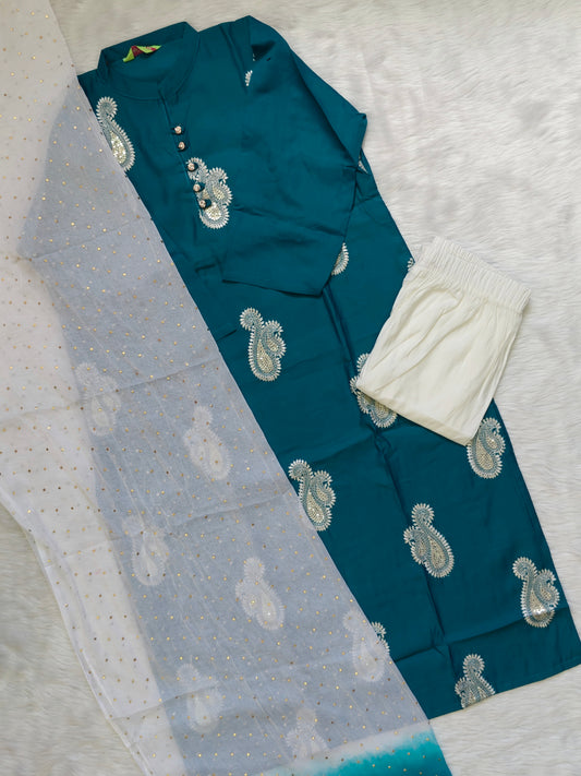 PEACOCK GREEN  SET