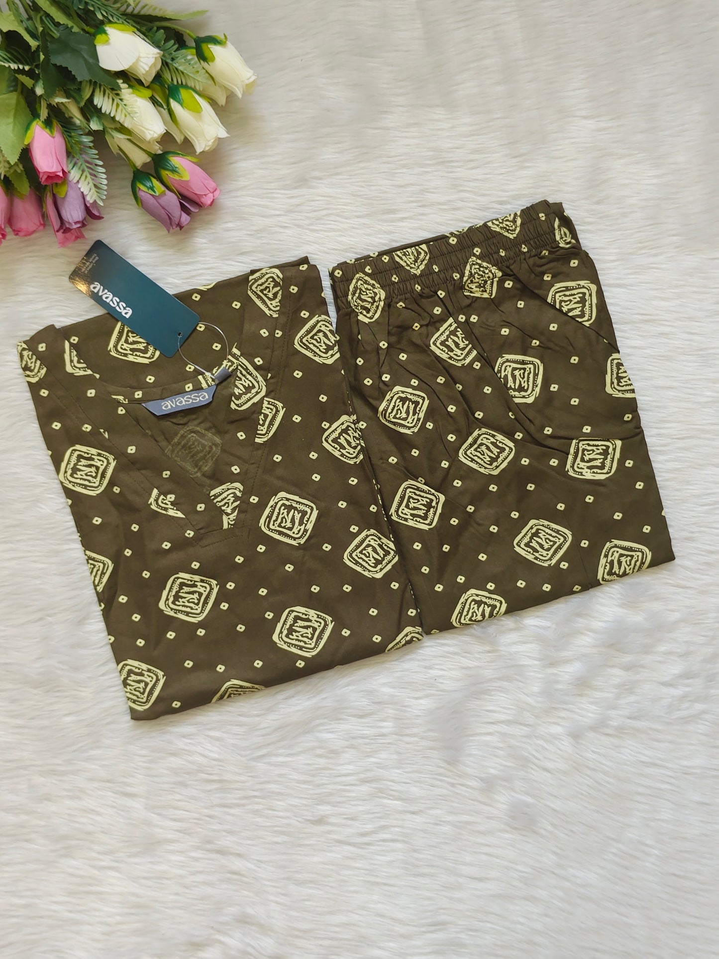 ARMY GREEN RAYON CORD