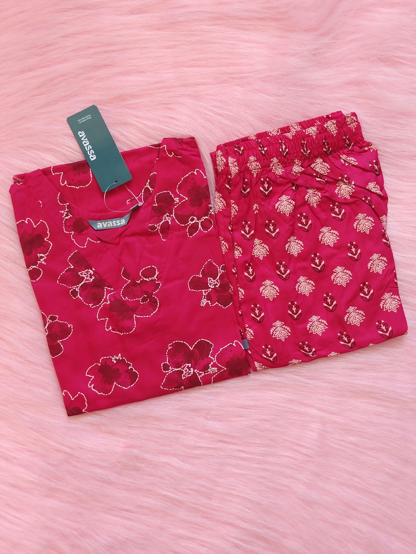RANI PINK RAYON CORD