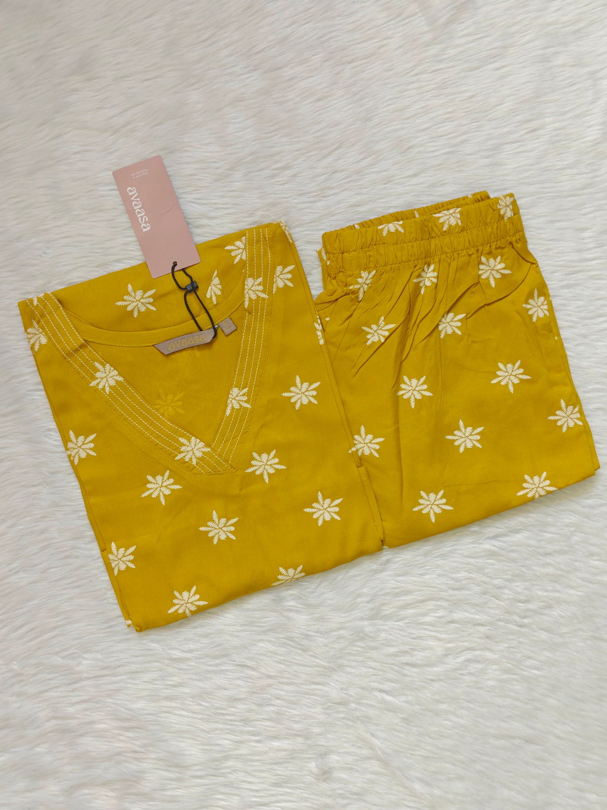 MUSTARD YELLOW RAYON CORD ( SC190 )