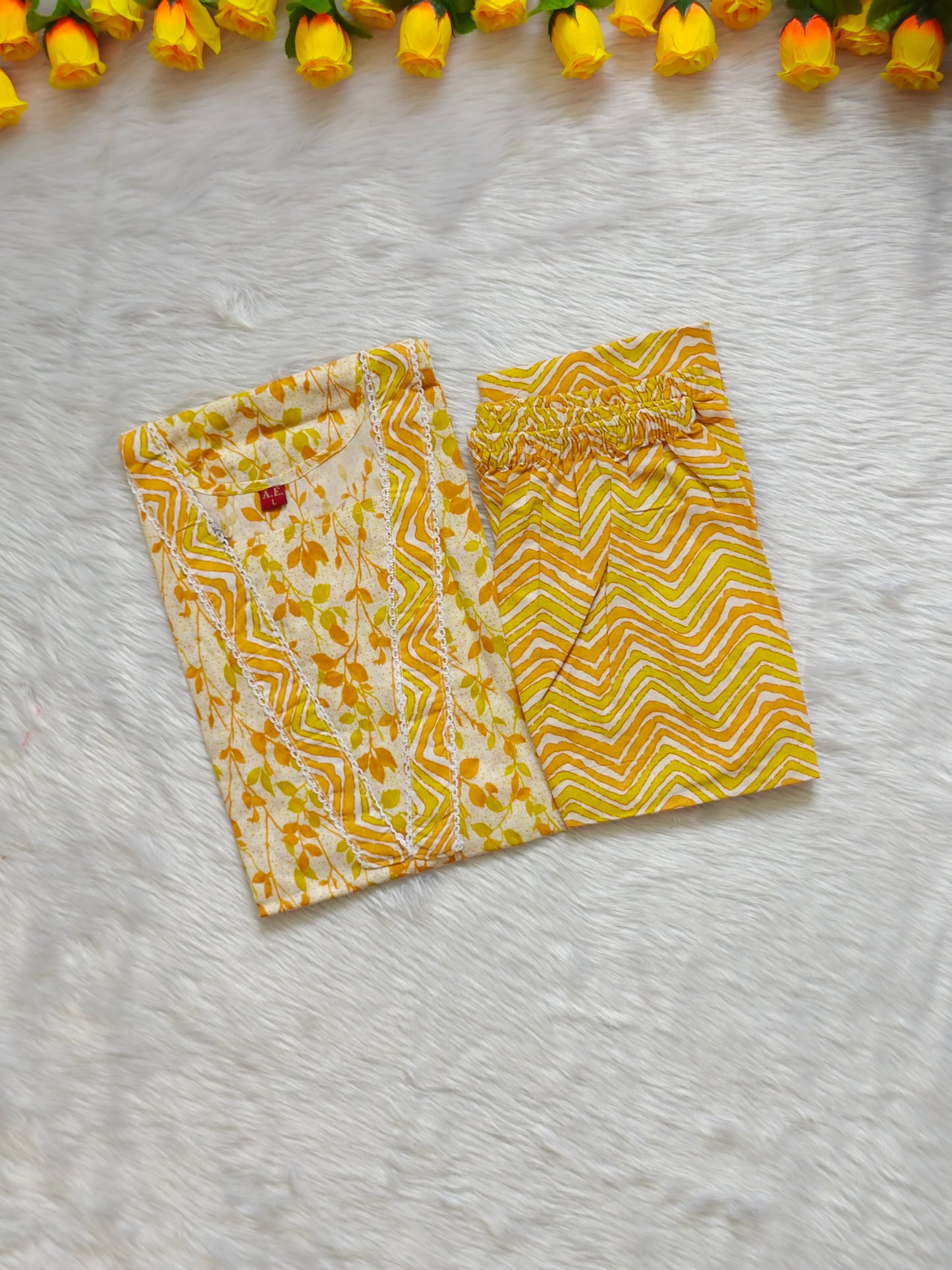 SUNRISE YELLOW COTTON CORD