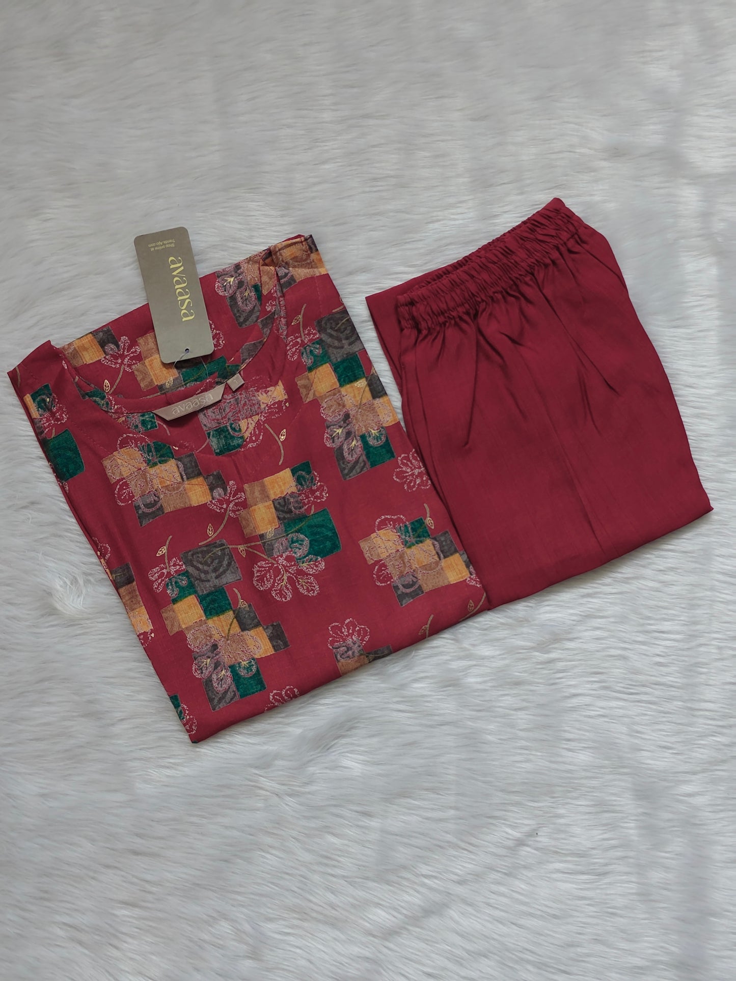 PURPLISH RED CORD