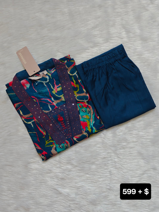 MAJENTA BLUE CORD